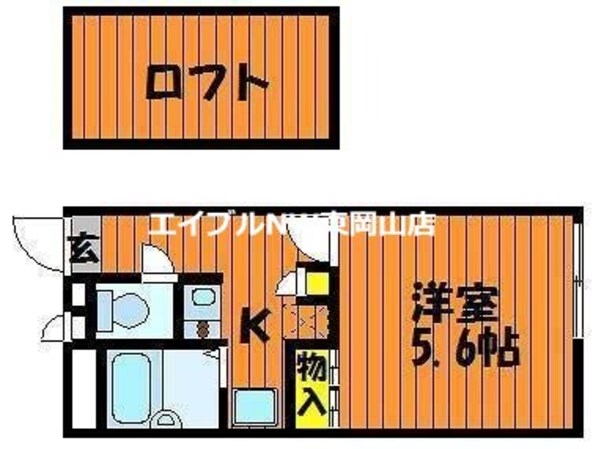 レオパレスプランドールの物件間取画像